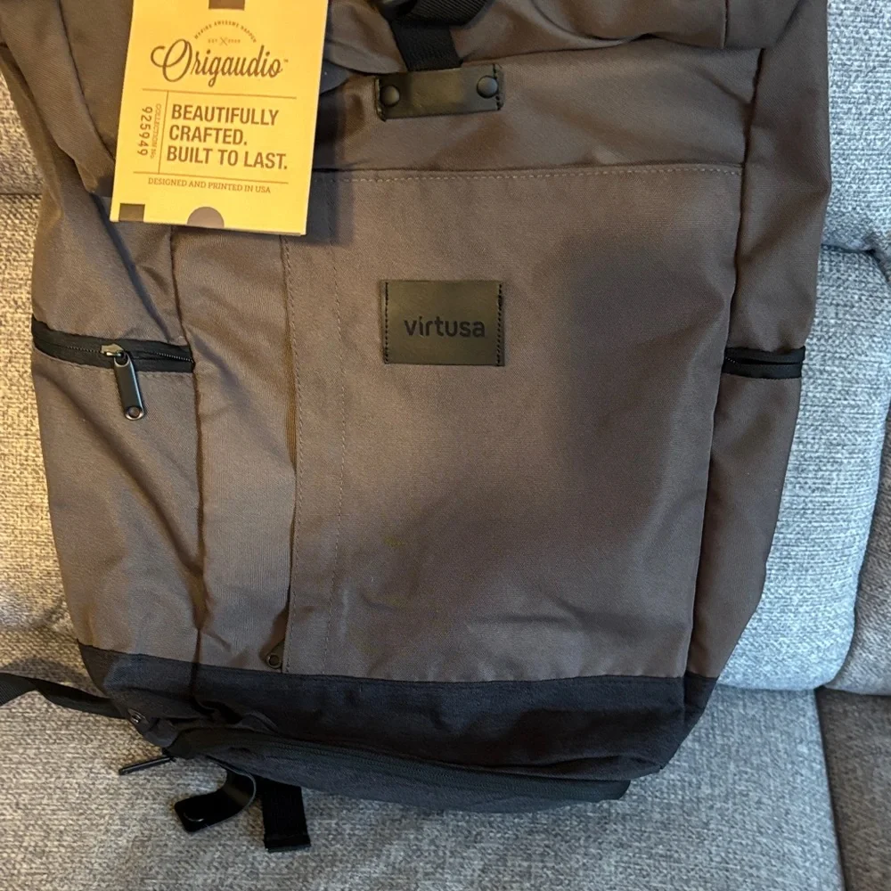 Virtusa men’s Brown laptop Backpack